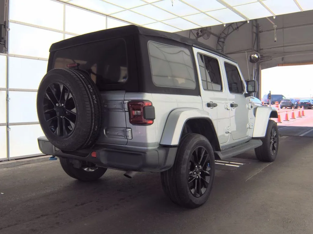 Used 2022 Silver Jeep Unlimited Sahara 4xe image 2