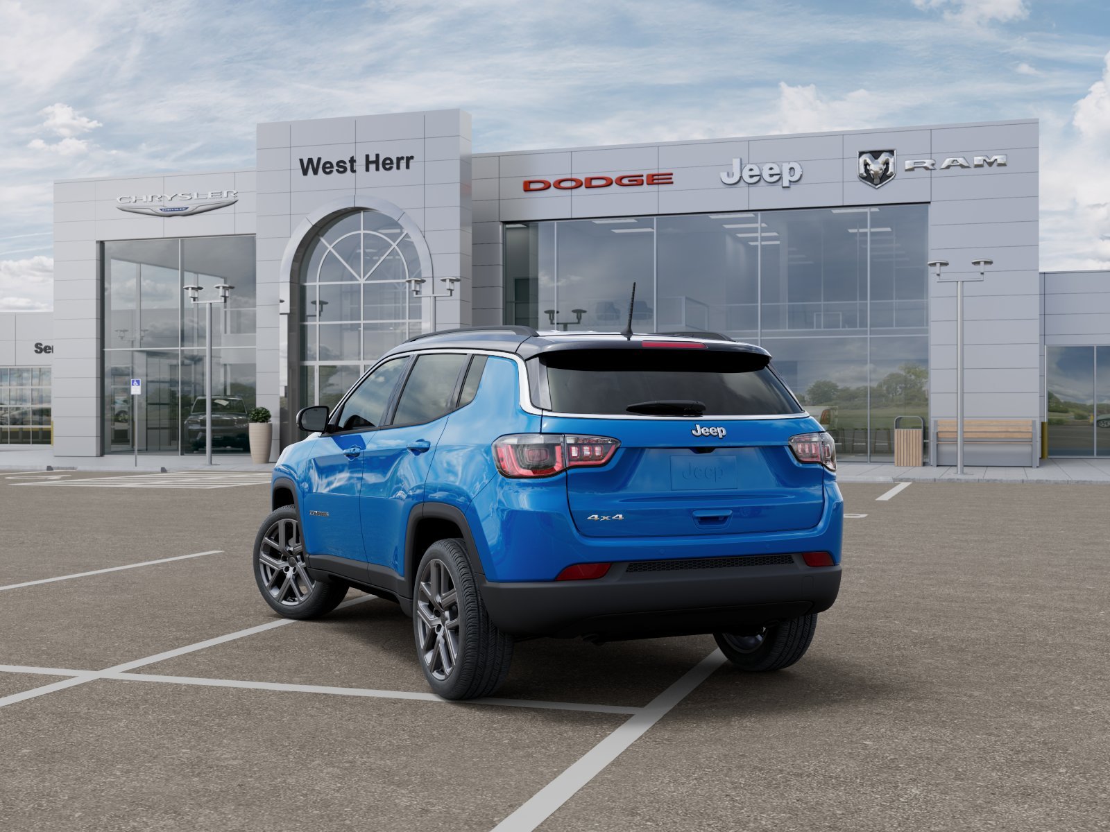 New 2026 Hydro Blue Pearl-Coat Exterior Paint Jeep COMPASS LIMITED ALTITUDE 4X4 image 29