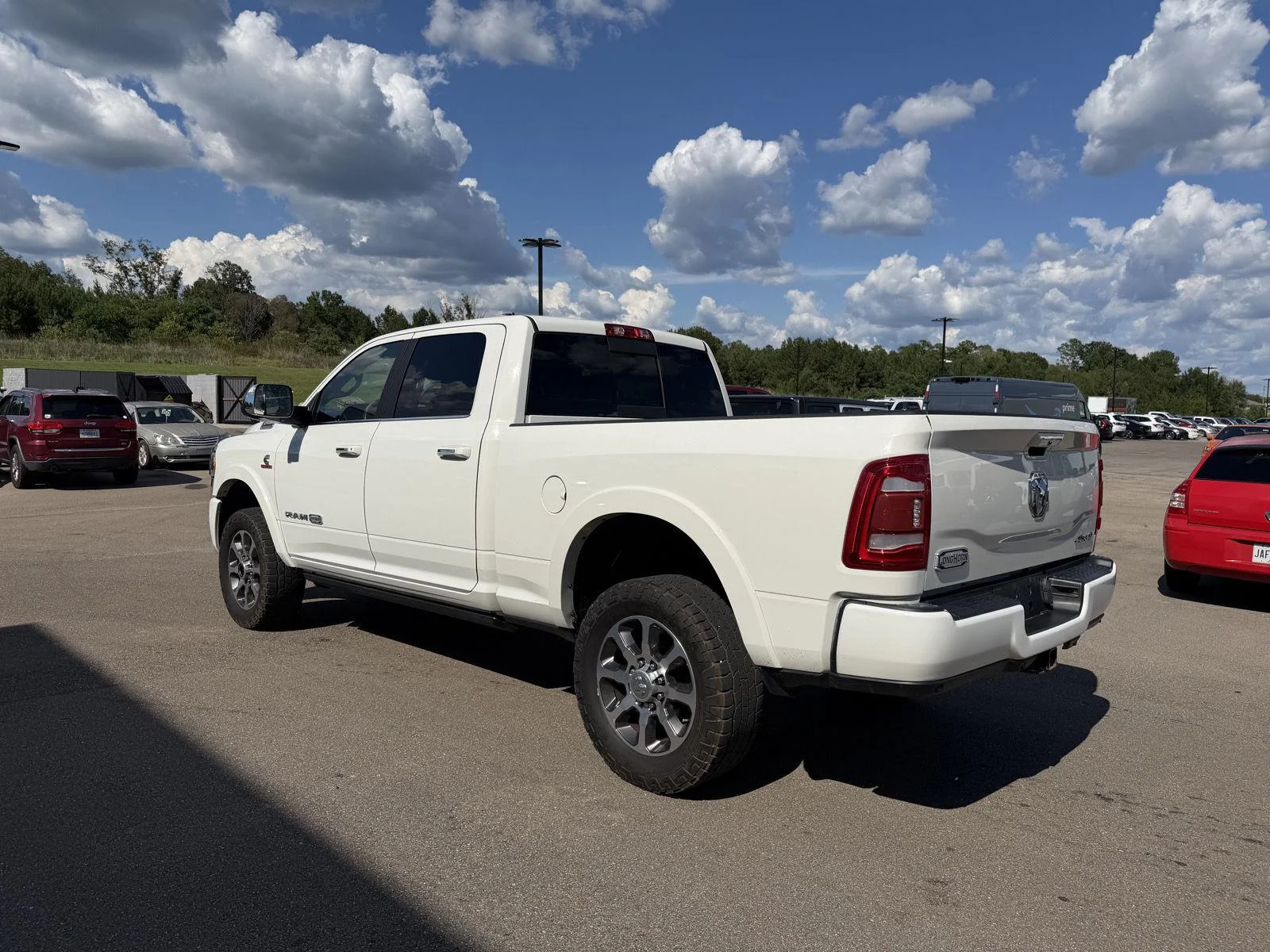 Used 2022 Pearl White Ram Longhorn image 4