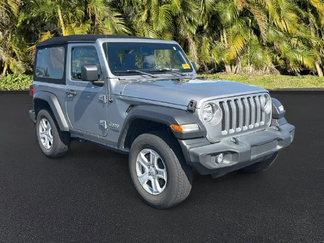 Certified Used 2021 Silver Jeep Sport S image 2