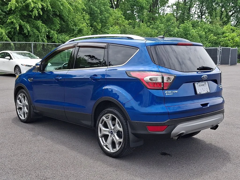 Used 2017 Blue Ford Titanium image 4