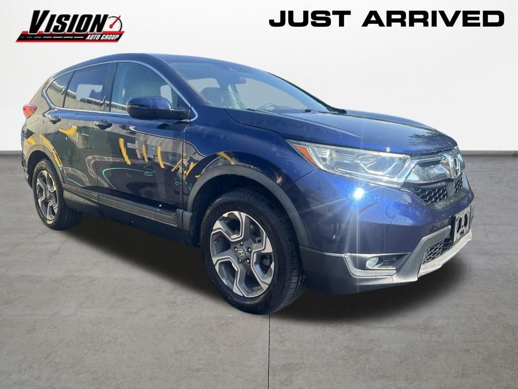 Used 2017 Blue Honda EX image 1
