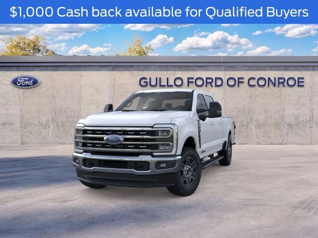 New 2026 Star White Metallic Tri-Coat Ford Lariat image 2