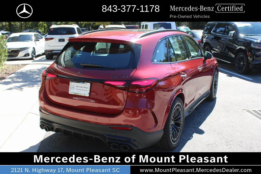 Certified Used 2025 MANUFAKTUR Patagonia Red Metallic Mercedes-AMG GLC 43 AMG® image 5