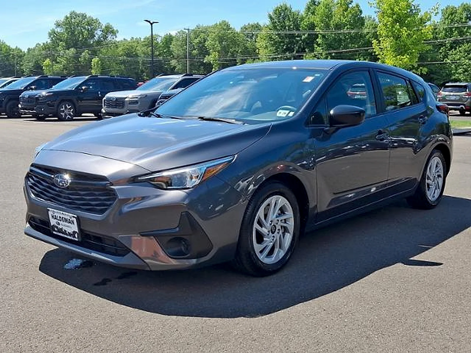 Used 2024 Magnetite Gray Metallic Subaru Base 5-Door image 3