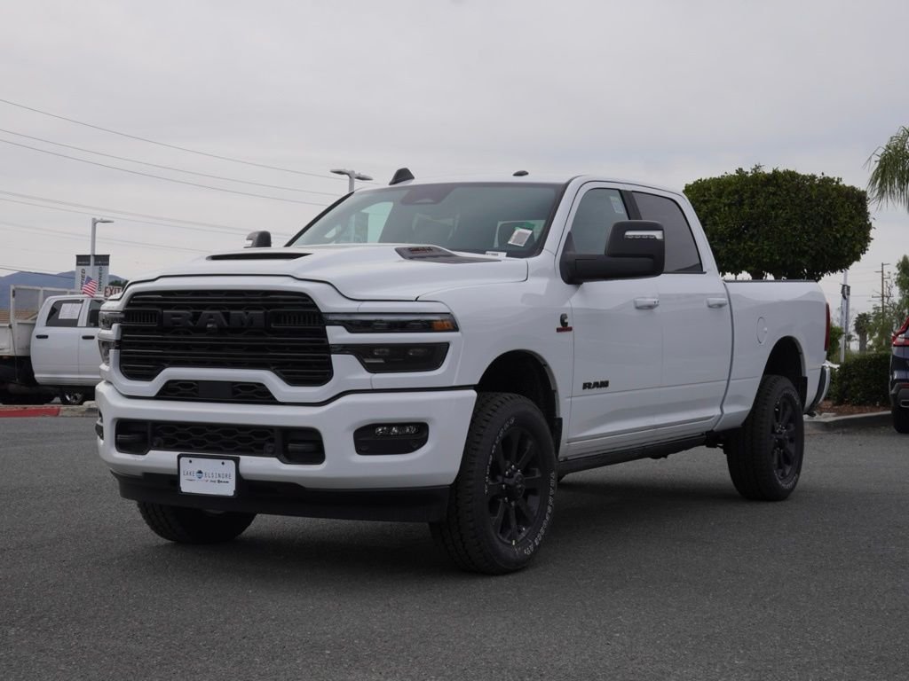 New 2026 Bright White Clear-Coat Exterior Paint RAM Laramie image 7