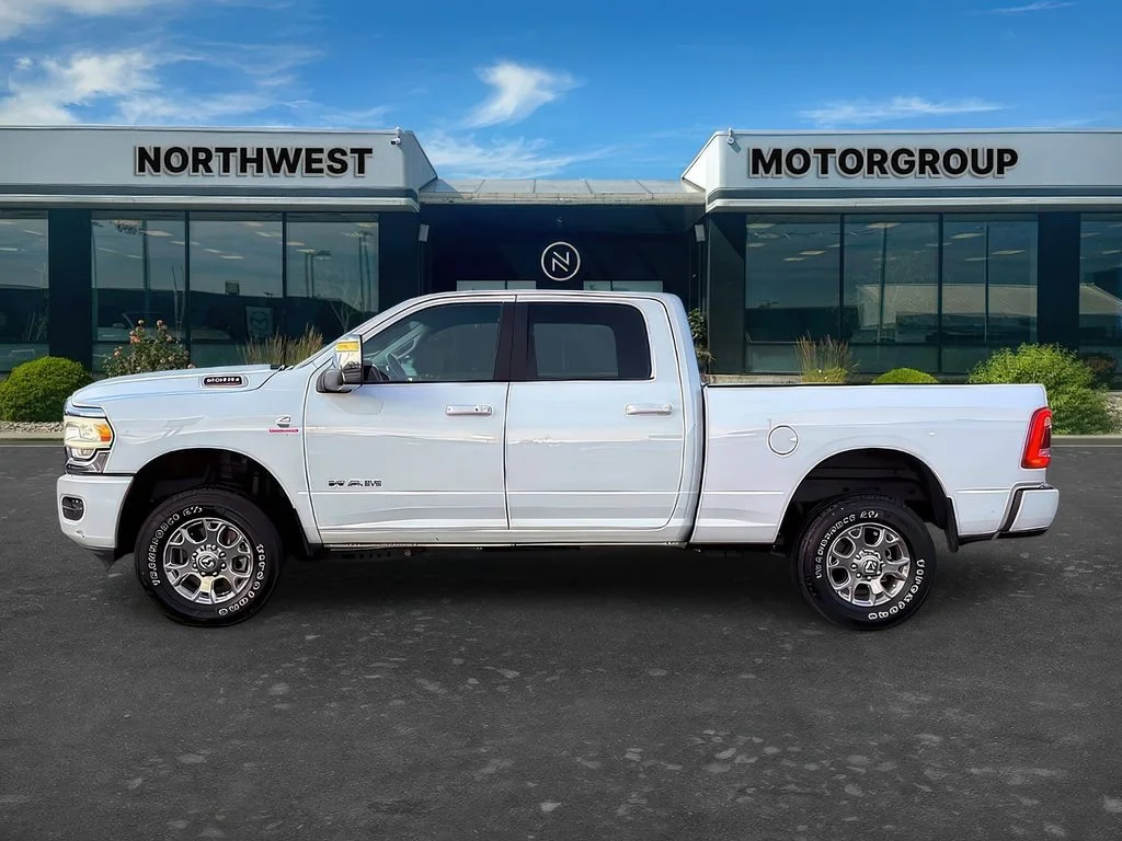 Used 2024 Bright White Clearcoat Ram Laramie image 4