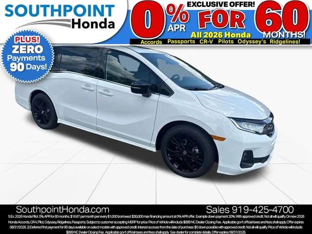2026 Honda Odyssey Sport-L