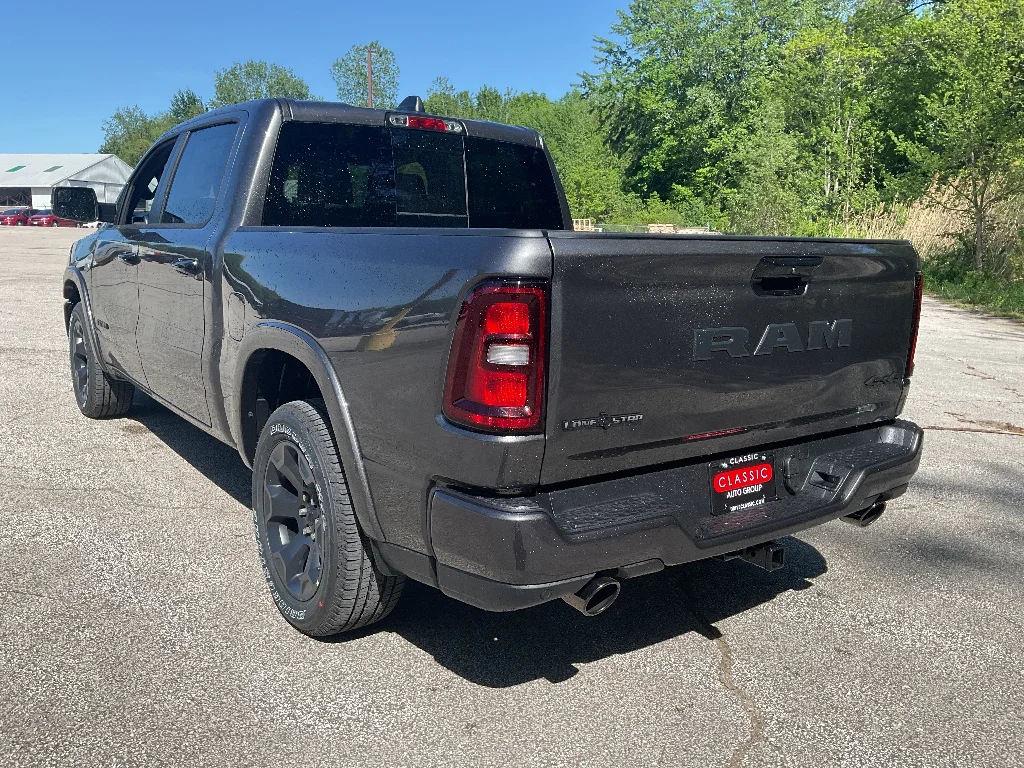 New 2026 Granite Crystal Metallic Clearcoat RAM Lone Star Crew Cab 4x4 5