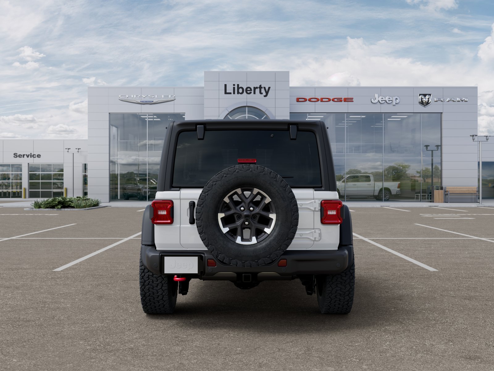 New 2026 Bright White Clear-Coat Exterior Paint Jeep Rubicon image 42