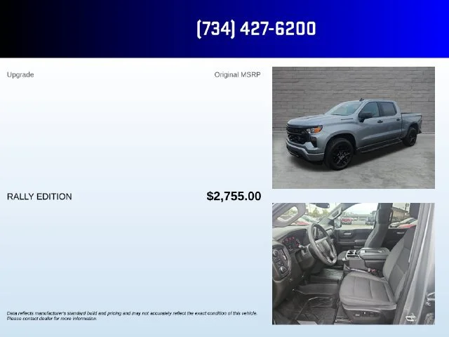 Used 2024 Sterling Gray Metallic Chevrolet Custom image 5