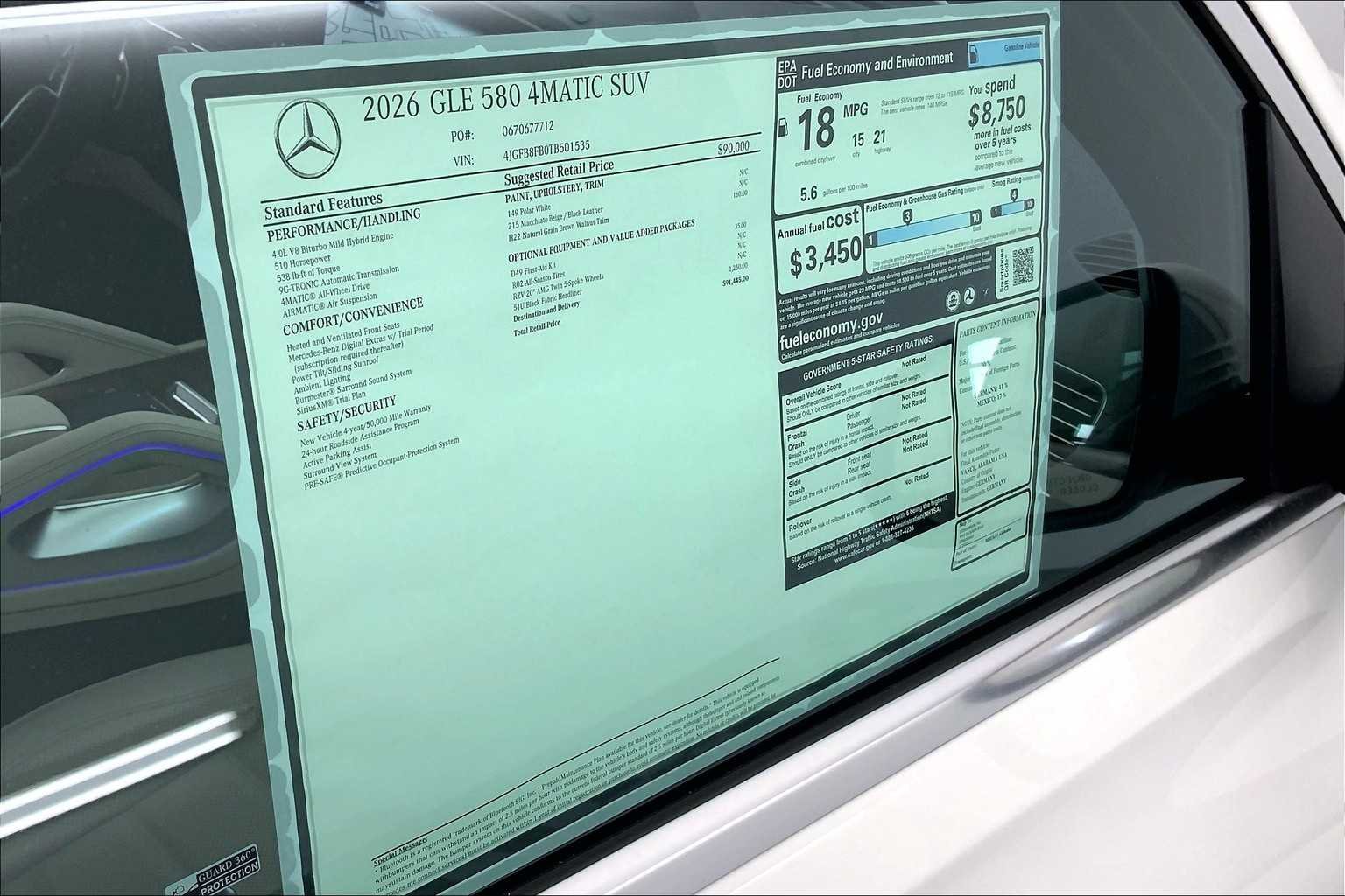 2026 Mercedes-Benz GLE GLE580 - Photo 26