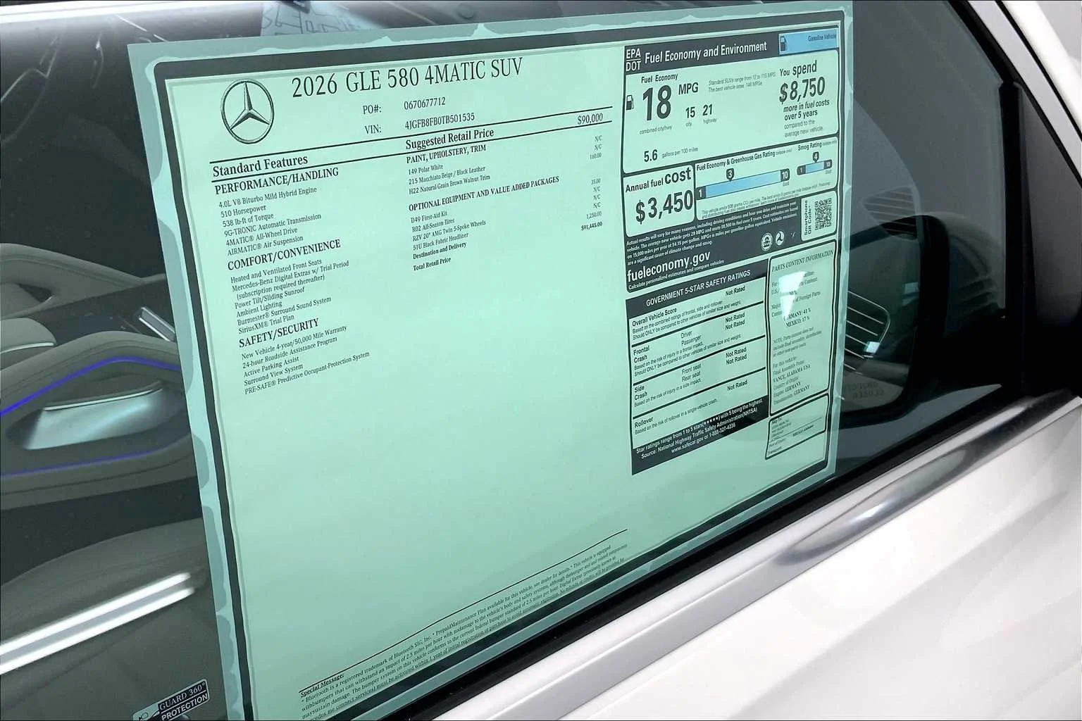 2026 Mercedes-Benz GLE GLE580 - Photo 26