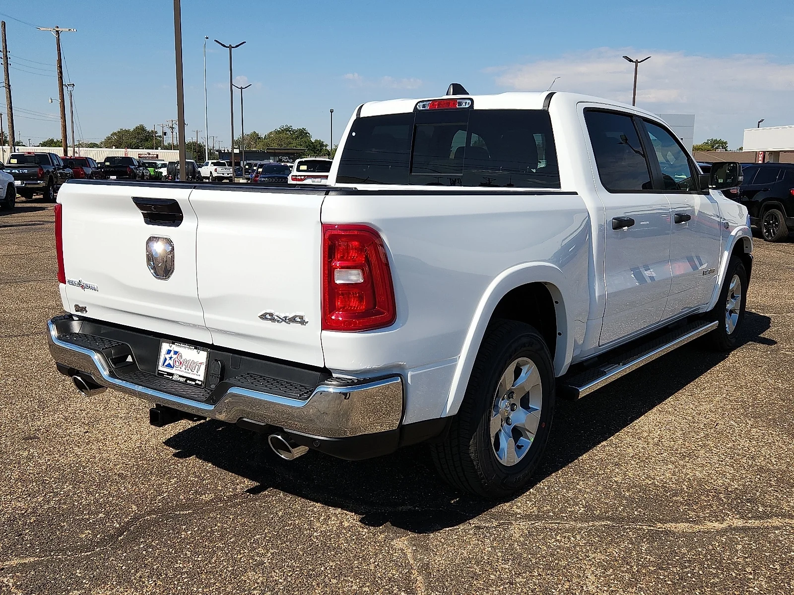 New 2026 PW7 Bright Whit Ram LONE STAR CREW CAB 4X4 5