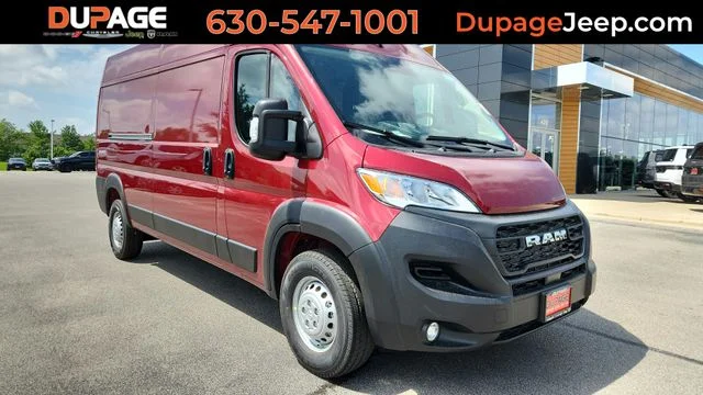 New 2026 Deep Cherry Red Crystal Pearl-Coat Exterior Paint RAM High Roof image 1