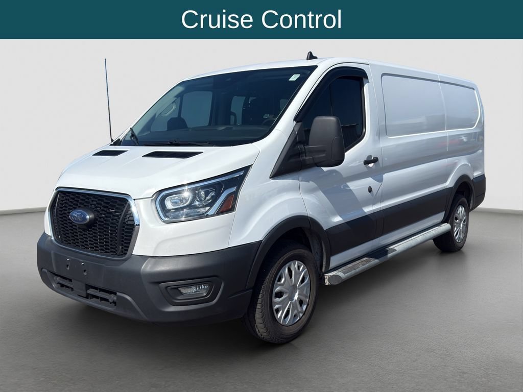 White 2023 Ford Transit Cargo Van Rear-Wheel Drive 