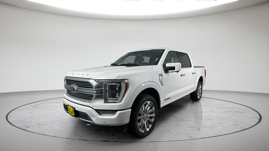 Used 2021 Star White Metallic Tri-Coat Ford Limited image 7