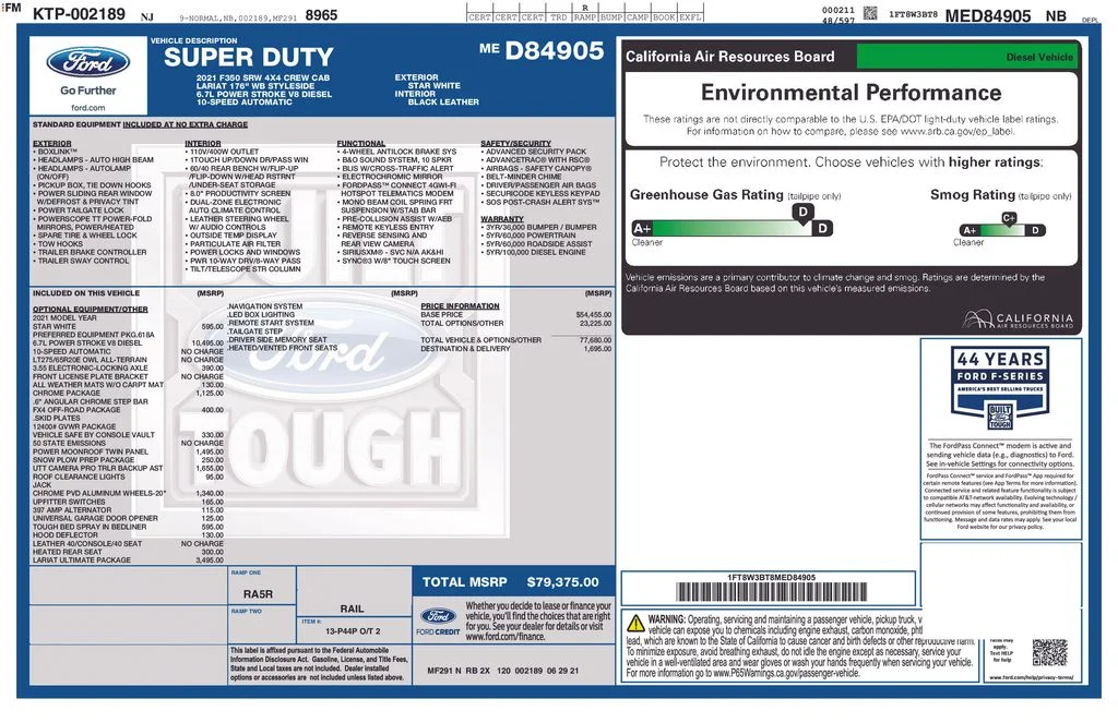 2021 Ford F-350 Super Duty Lariat - Photo 40