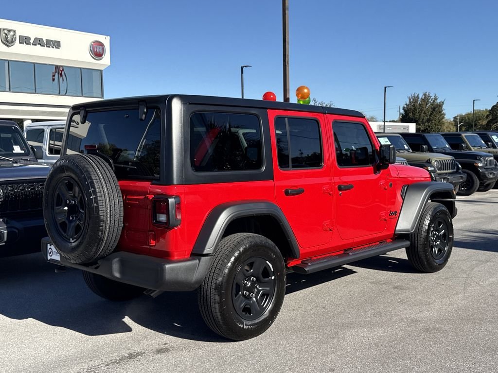 New 2026 Firecracker Red Clear-Coat Exterior Paint Jeep Sport image 5