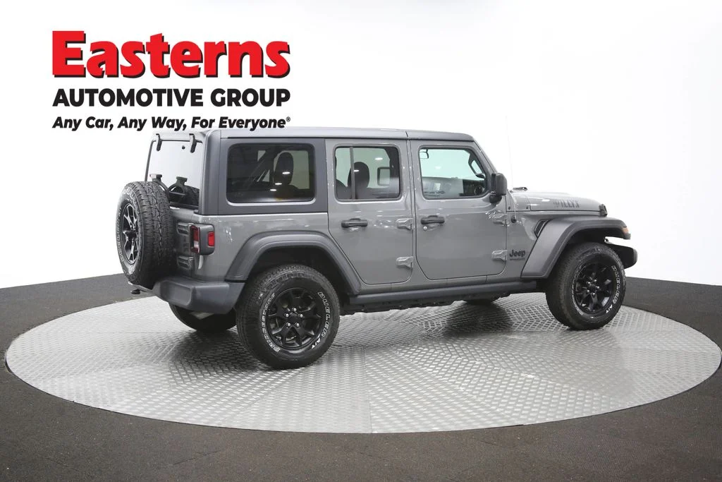 Used 2021 Gray Jeep Unlimited Willys image 40