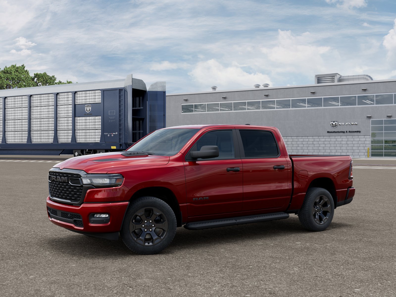 New 2026 Molten Red Pearlcoat RAM Express image 1