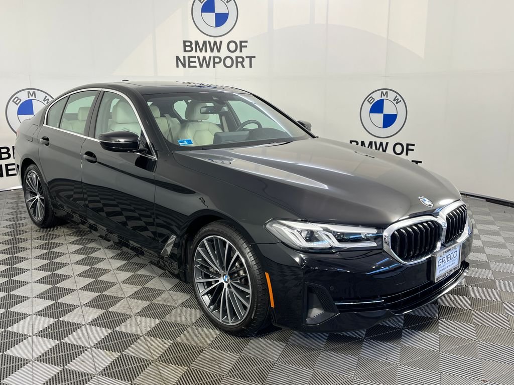Used 2023 Black BMW 530i xDrive image 1
