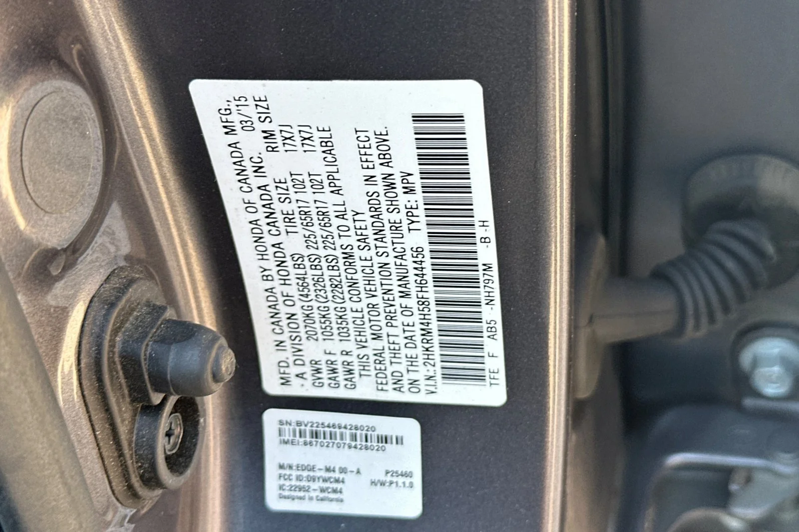 Used 2015 Gray Honda EX image 28