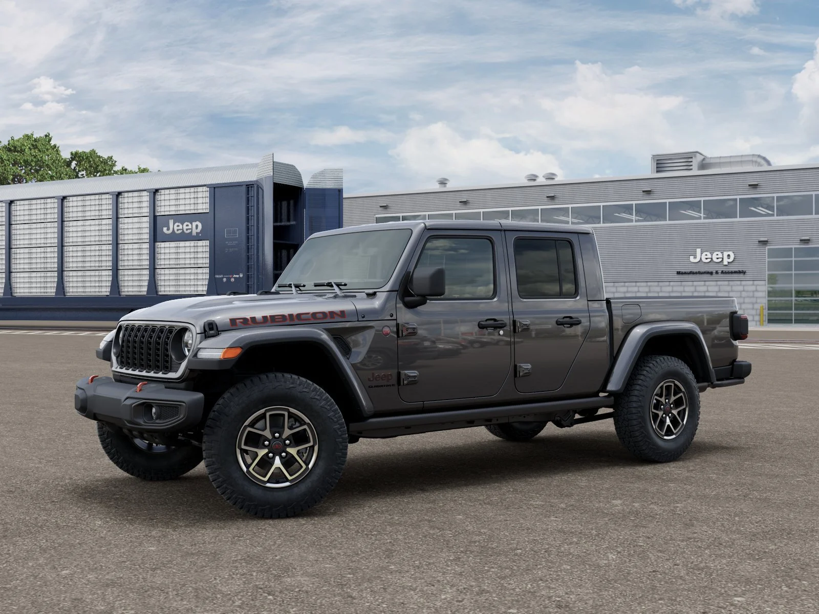 New 2026 Granite Crystal Metallic Clearcoat Jeep Rubicon image 2