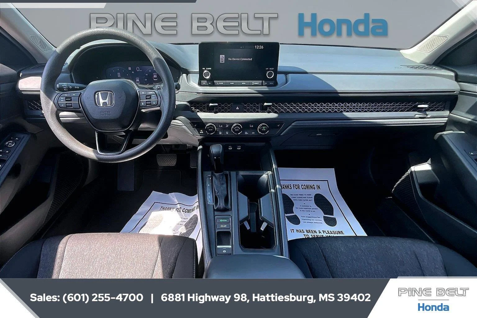 Used 2025 Crystal Black Pearl honda SE CVT image 13