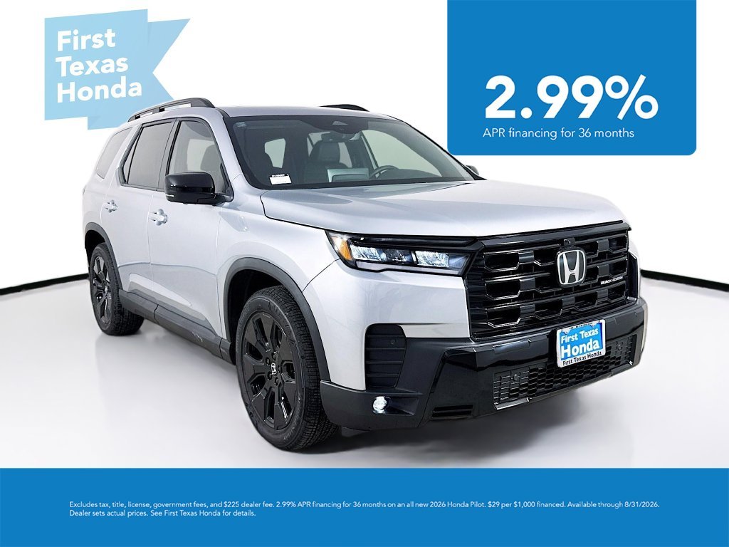 New 2026 Solar Silver Metallic Honda Black Edition image 1
