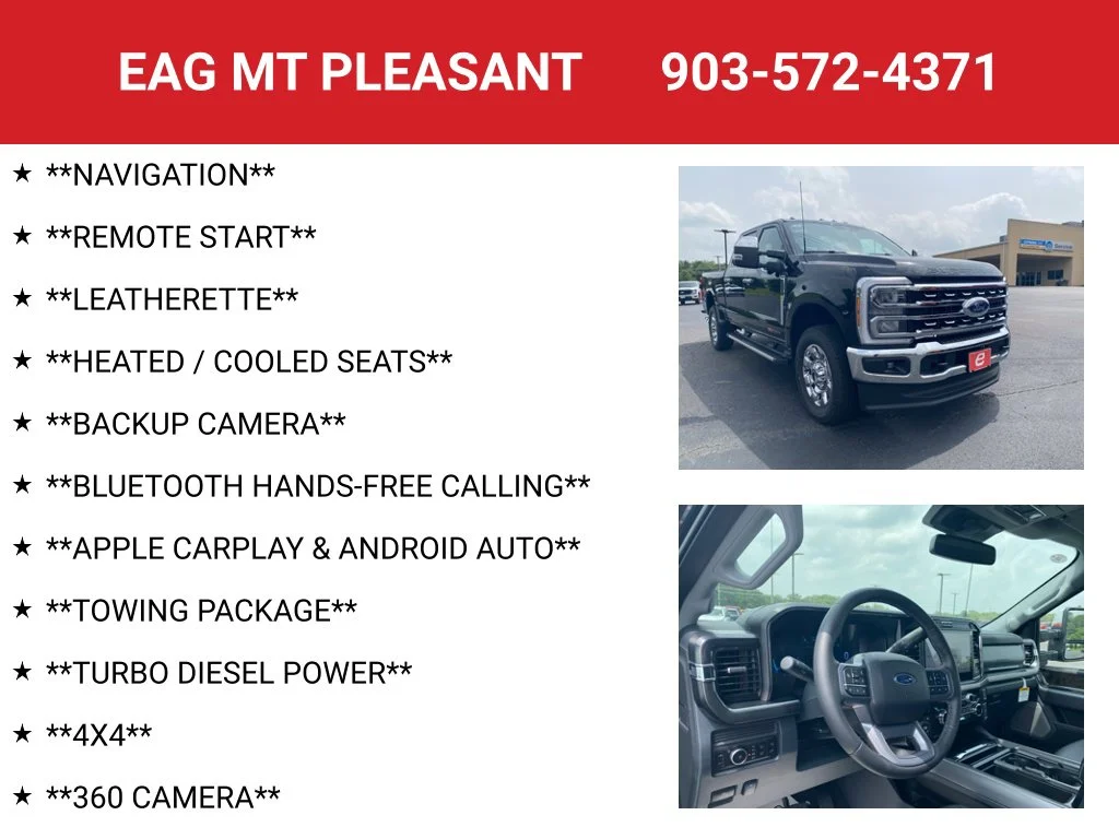 New 2026 Agate Black Metallic Ford F-250® Lariat® image 4