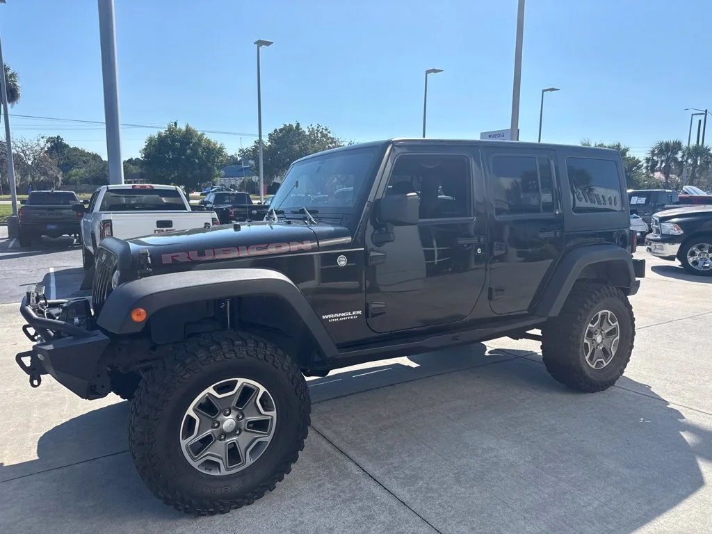 Used 2014 Black Clearcoat Jeep Unlimited Rubicon image 4