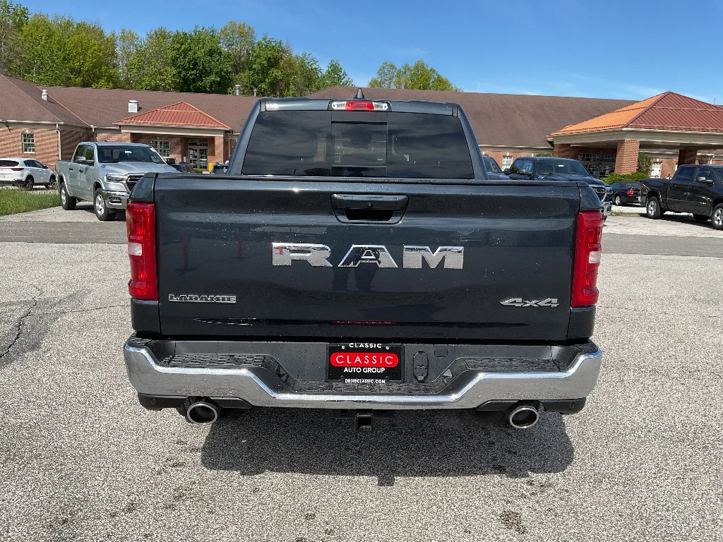 New 2026 Forged Blue Metallic Exterior Paint RAM Laramie Crew Cab 4x4 5