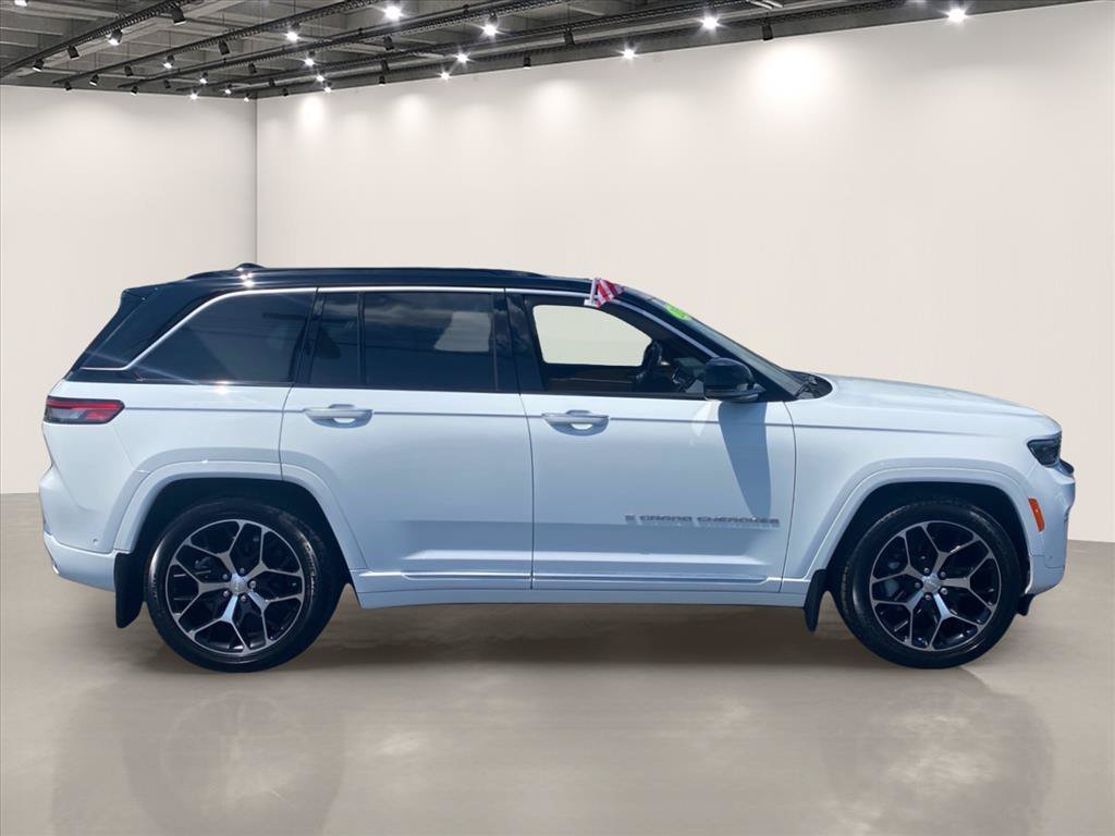 Used 2025 Bright White Clearcoat Jeep Summit Reserve image 8