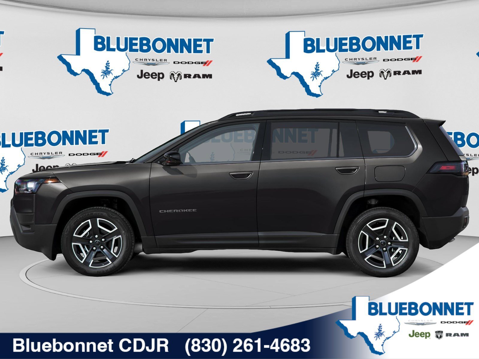 New 2026 Diamond Black Crystal Pearlcoat Jeep Laredo image 3
