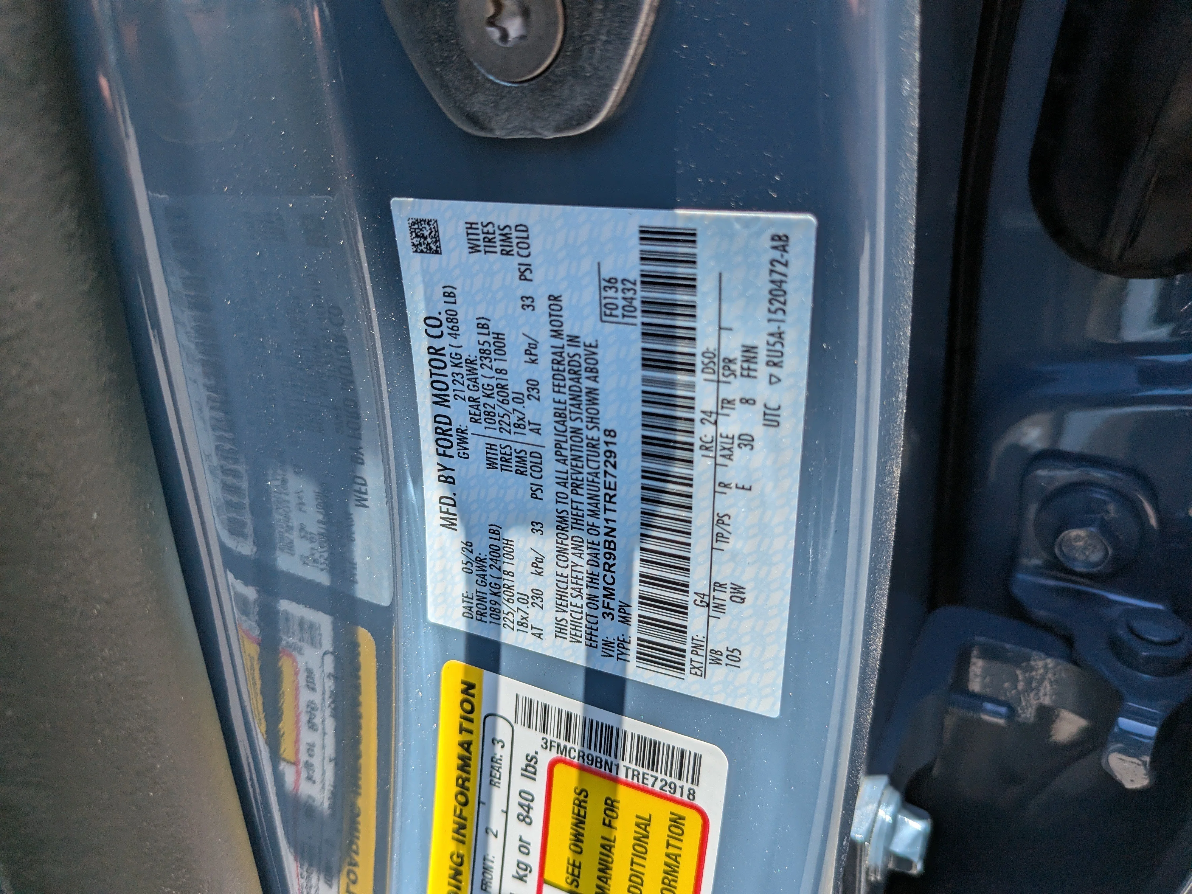 New 2026 Azure Gray Metallic Tri-Coat Ford Big Bend® image 33