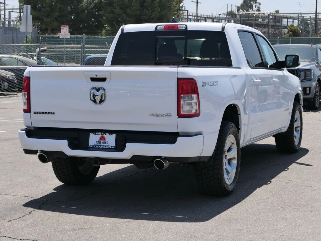 Used 2022 Bright White Clear Coat Ram Big Horn image 3