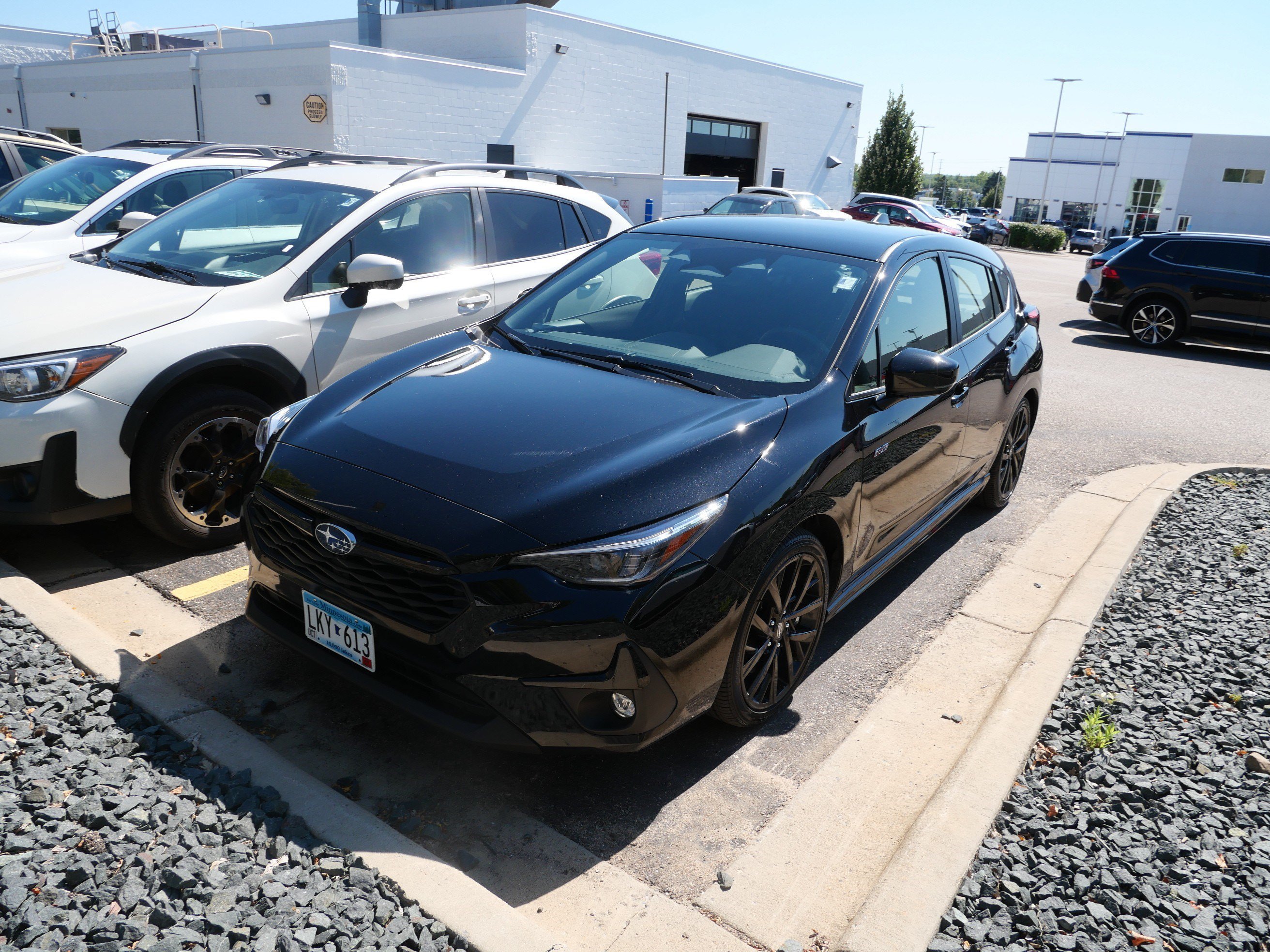 Used 2024 Crystal Black Silica Subaru RS image 3