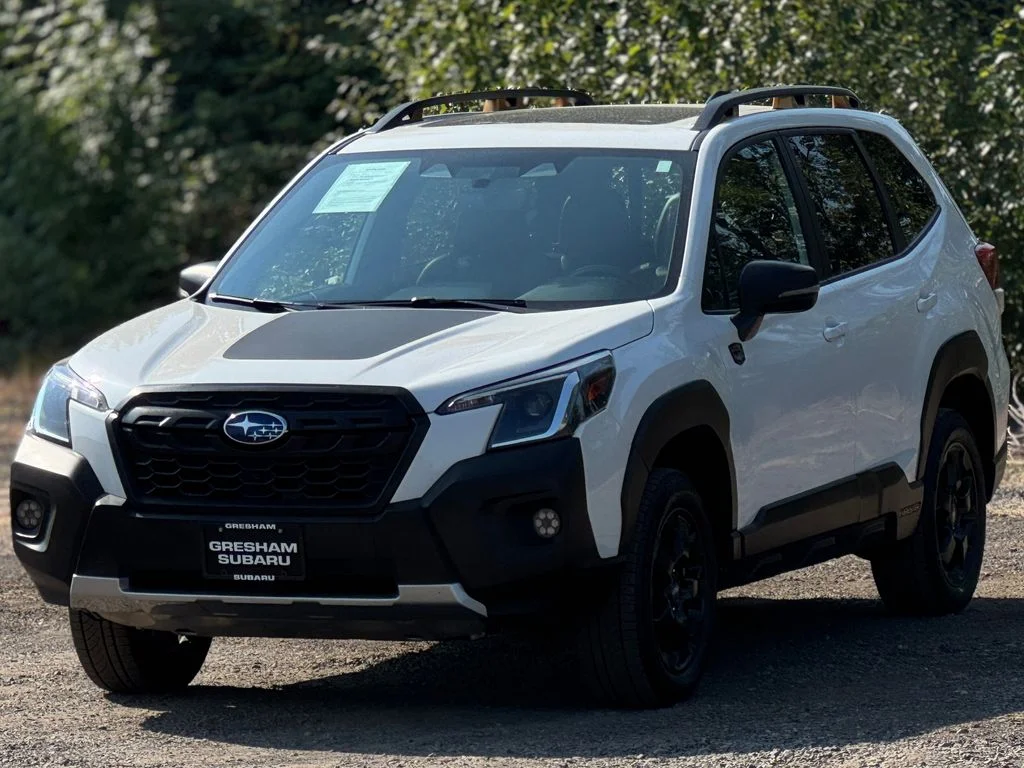 Used 2024 Crystal White Pearl Subaru Wilderness image 3