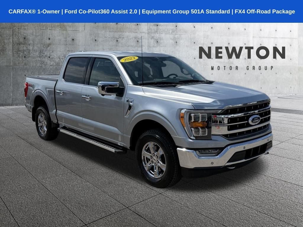 Certified Used 2023 Silver Metallic Ford Lariat image 1
