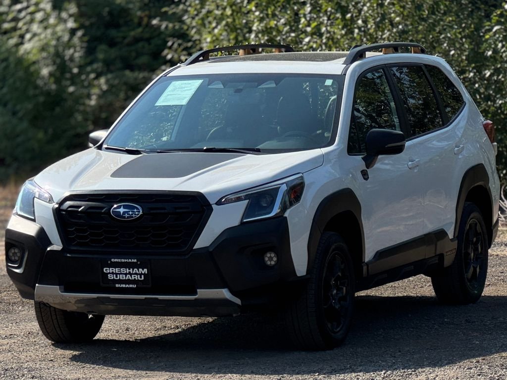 Used 2024 Crystal White Pearl Subaru Wilderness image 3