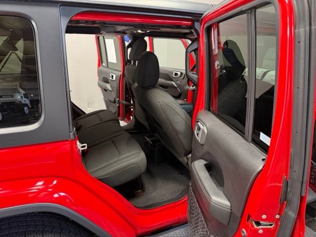 Certified Used 2020 Firecracker Red Clearcoat Jeep Unlimited Sahara image 27
