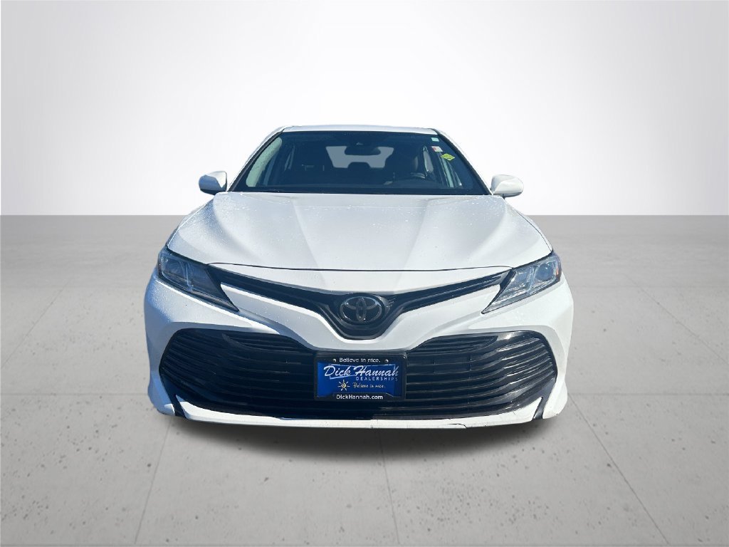 Used 2019 Super White Toyota LE image 3