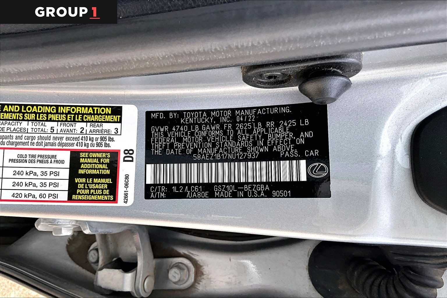 Used 2022 Iridium Lexus Luxury image 32