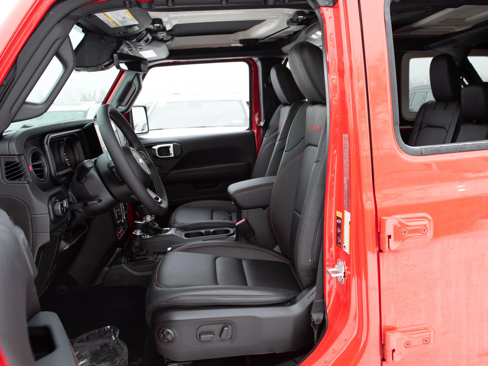New 2026 Red Jeep Rubicon X*, 35 Inch Tires, Steel Bumpers, Nappa Leather image 19
