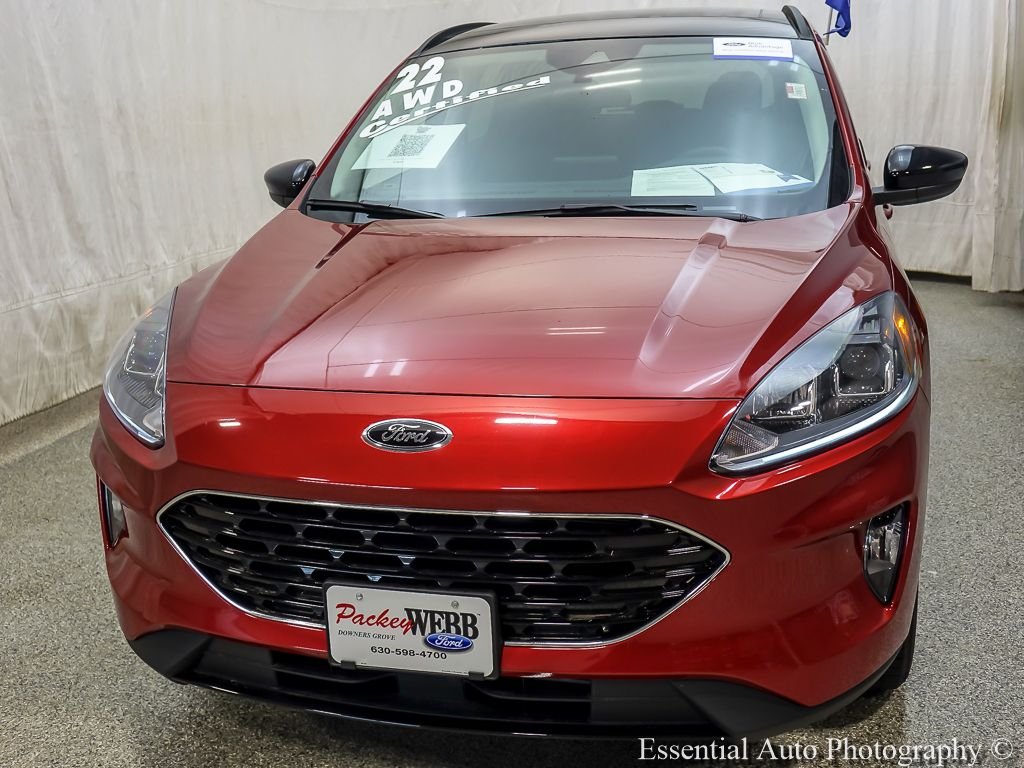 Certified Used 2022 Red Metallic Ford SEL image 6