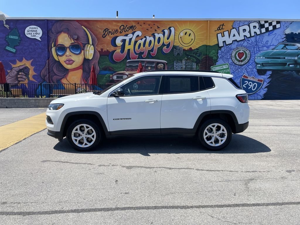 Used 2024 Jeep Compass Latitude with VIN 3C4NJDBN2RT117081 for sale in Worcester, MA