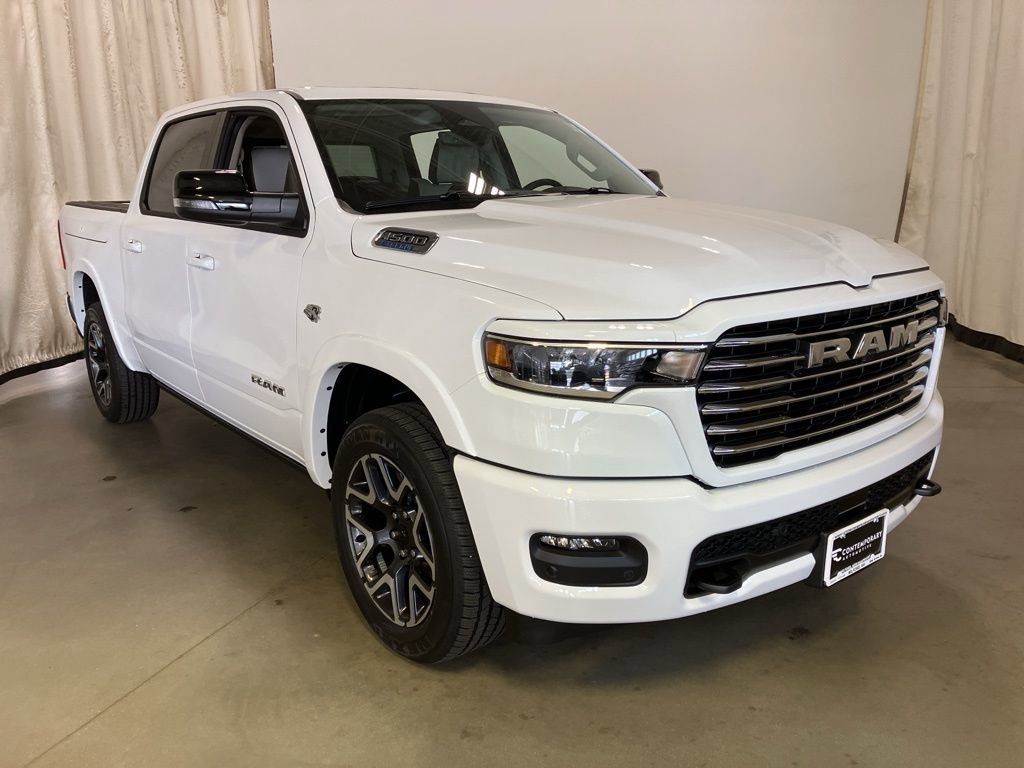 New 2026 Bright White Clear-Coat Exterior Paint RAM Laramie image 1