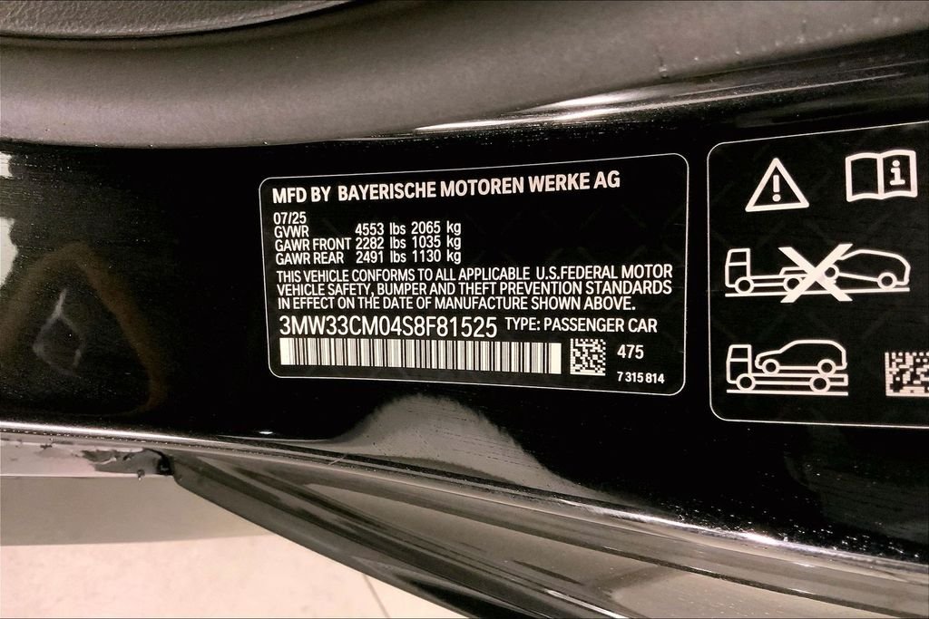 Used 2025 Black Sapphire Metallic BMW  image 10