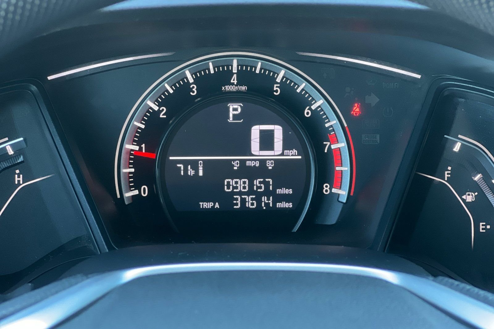 Used 2016 Taffeta White Honda LX image 28